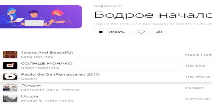 «СберЗвук» собрал плейлист для рабочего настроения (Слушать)