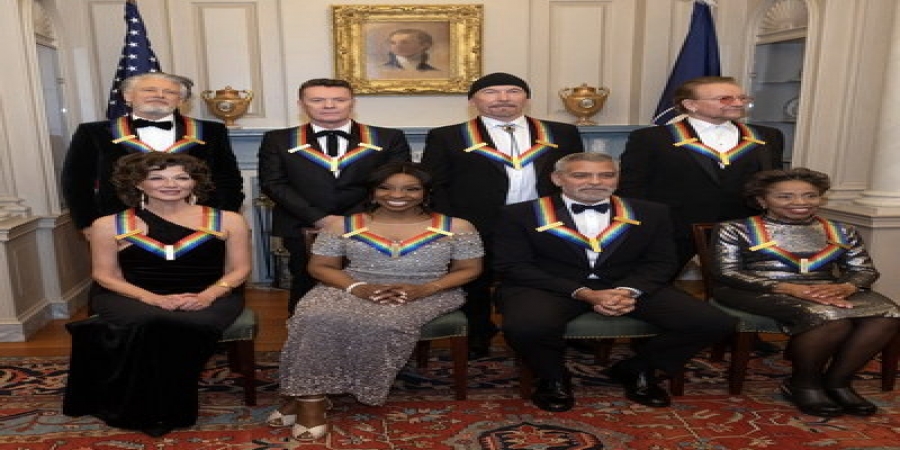 U2 и Джордж Клуни получили награды Кеннеди Центра